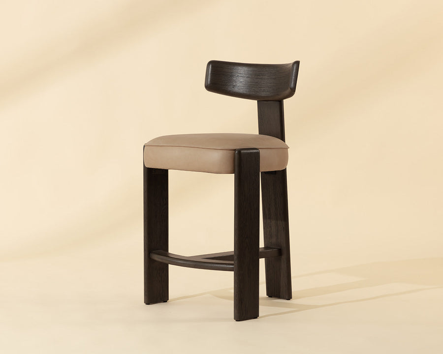 Horton Counter Stool - Dark Brown