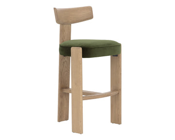 Horton Barstool - Rustic Oak