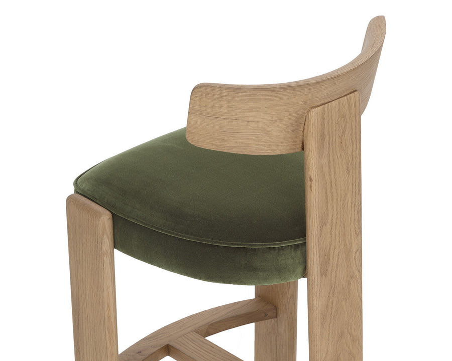 Horton Barstool - Rustic Oak
