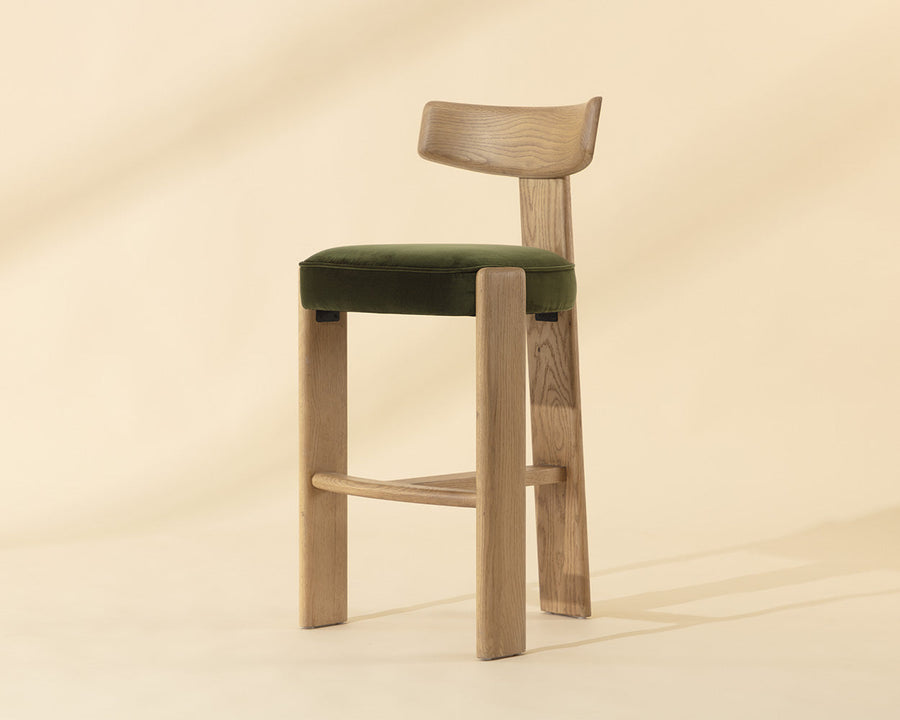 Horton Barstool - Rustic Oak