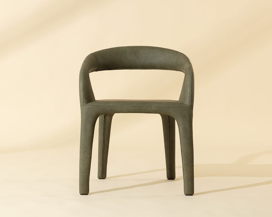 Atika Dining Armchair-Ivanhoe Pine