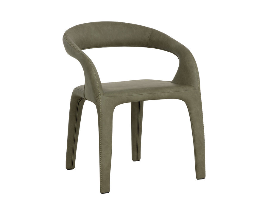 Atika Dining Armchair-Ivanhoe Pine