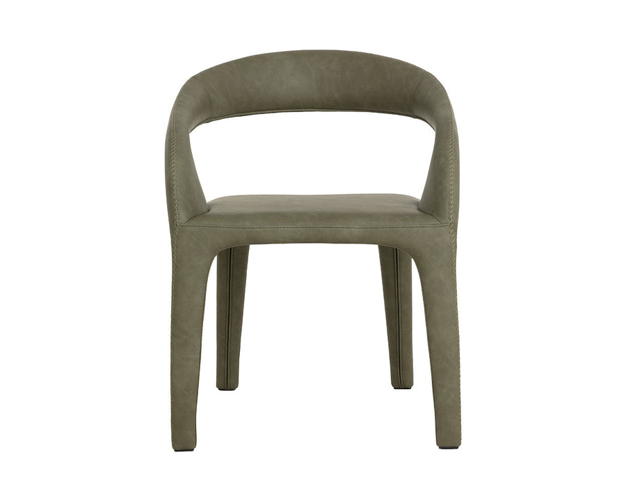Atika Dining Armchair-Ivanhoe Pine