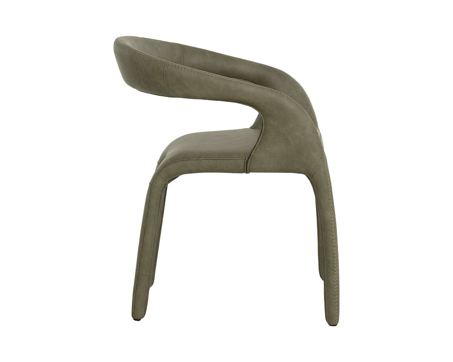 Atika Dining Armchair-Ivanhoe Pine