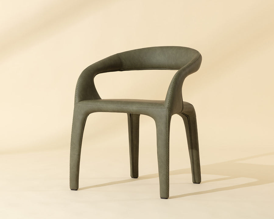 Atika Dining Armchair-Ivanhoe Pine