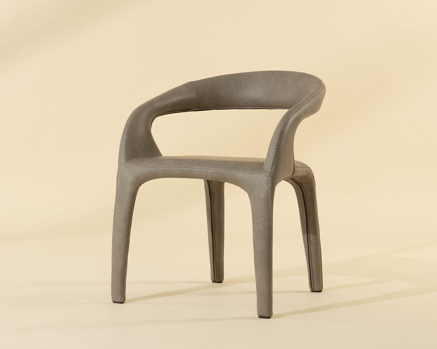 Atika Dining Armchair-Ivanhoe Mineral