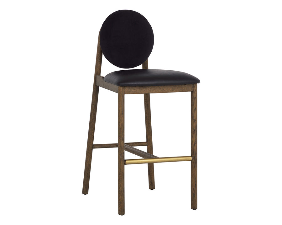 Orabell Barstool-Bravo Black / Abbington Black