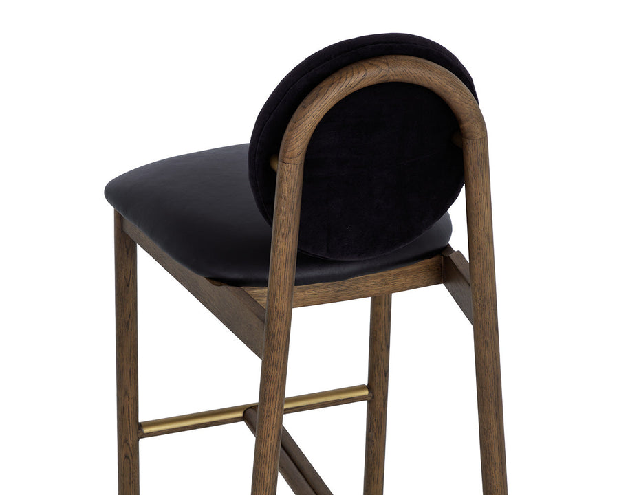 Orabell Barstool-Bravo Black / Abbington Black