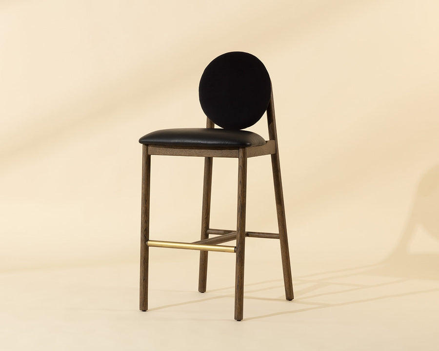 Orabell Barstool-Bravo Black / Abbington Black