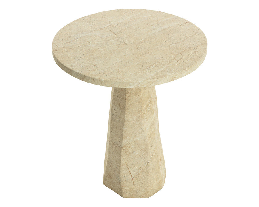 Kliff Bar Table - Travertine Look - 34