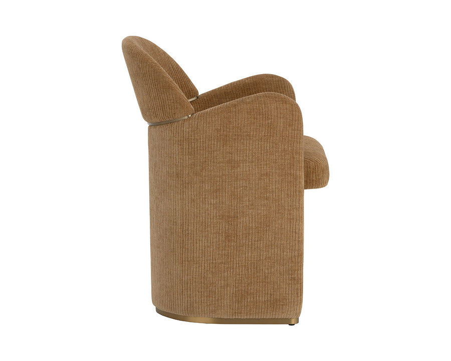 Snowden Dining Armchair-Opera Butterscotch