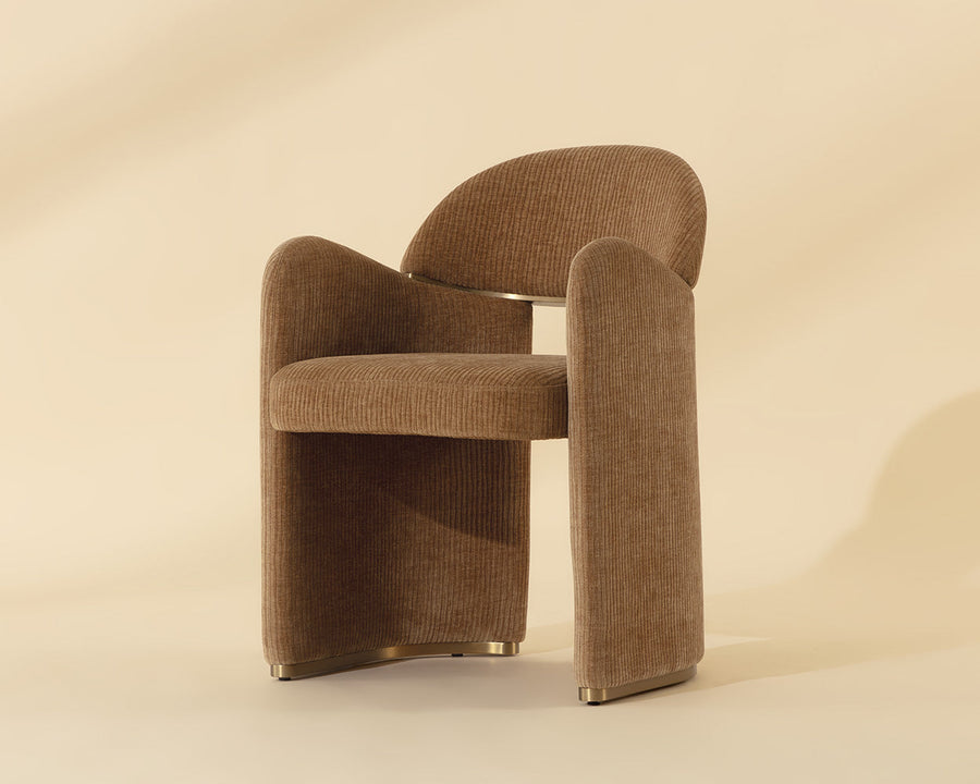 Snowden Dining Armchair-Opera Butterscotch