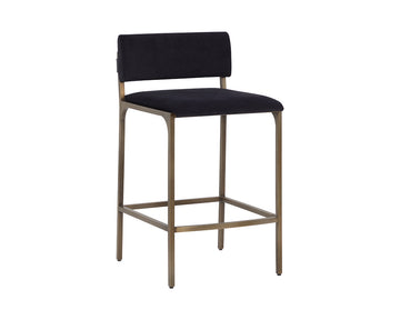 Mori Counter Stool-Abbington Black