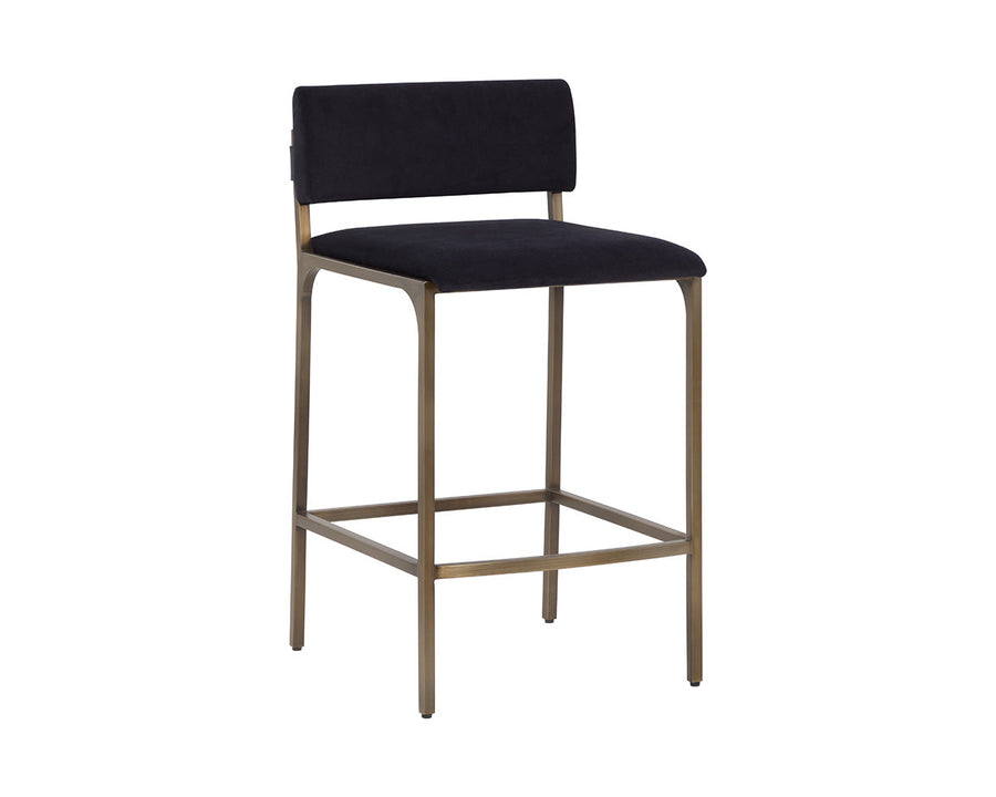 Mori Counter Stool-Abbington Black