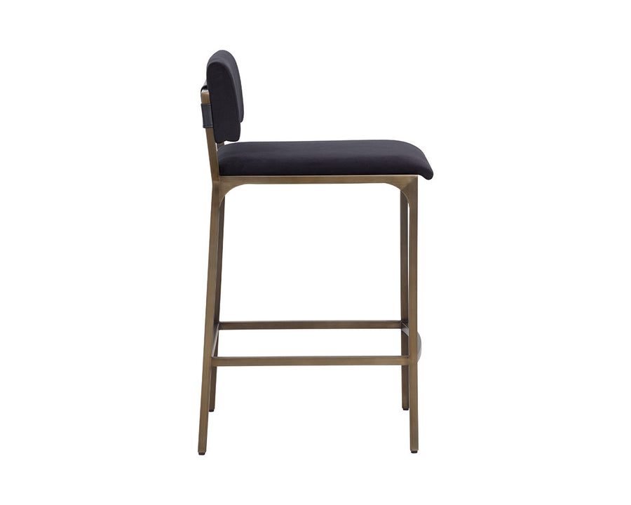 Mori Counter Stool-Abbington Black