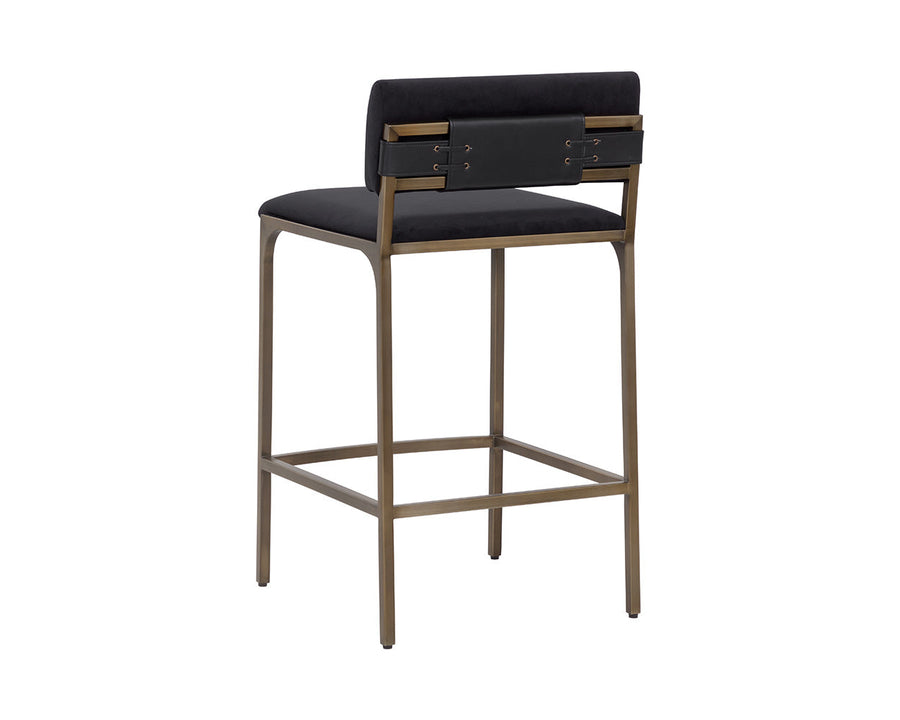 Mori Counter Stool-Abbington Black