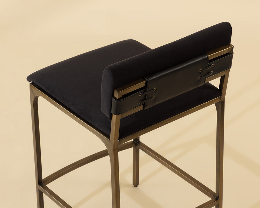 Mori Counter Stool-Abbington Black