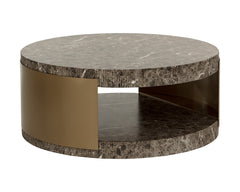 Cavette Coffee Table - Marble Look