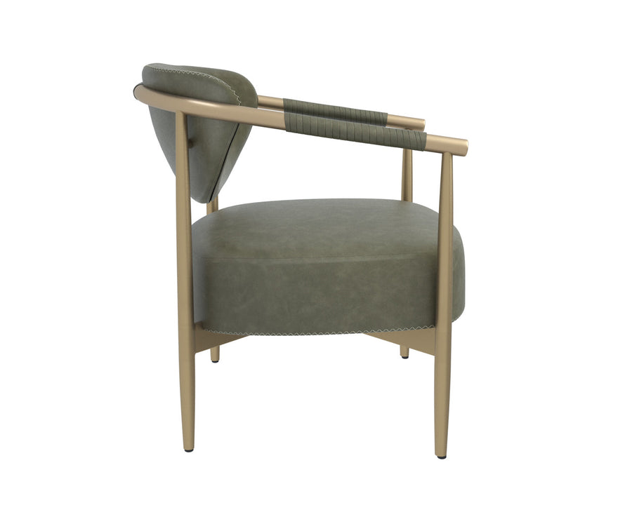 Heloise Lounge Chair-Ivanhoe Pine