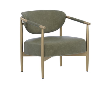 Heloise Lounge Chair-Ivanhoe Pine