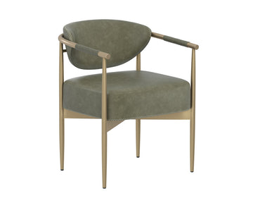 Heloise Dining Armchair-Ivanhoe Pine