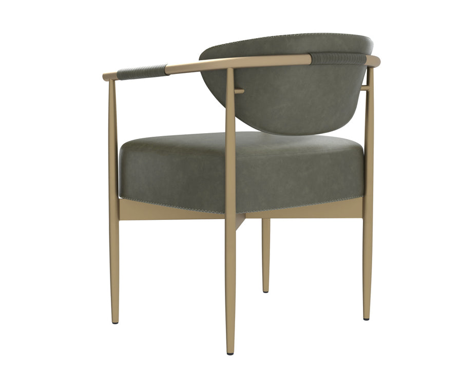 Heloise Dining Armchair-Ivanhoe Pine