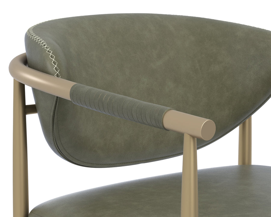 Heloise Dining Armchair-Ivanhoe Pine
