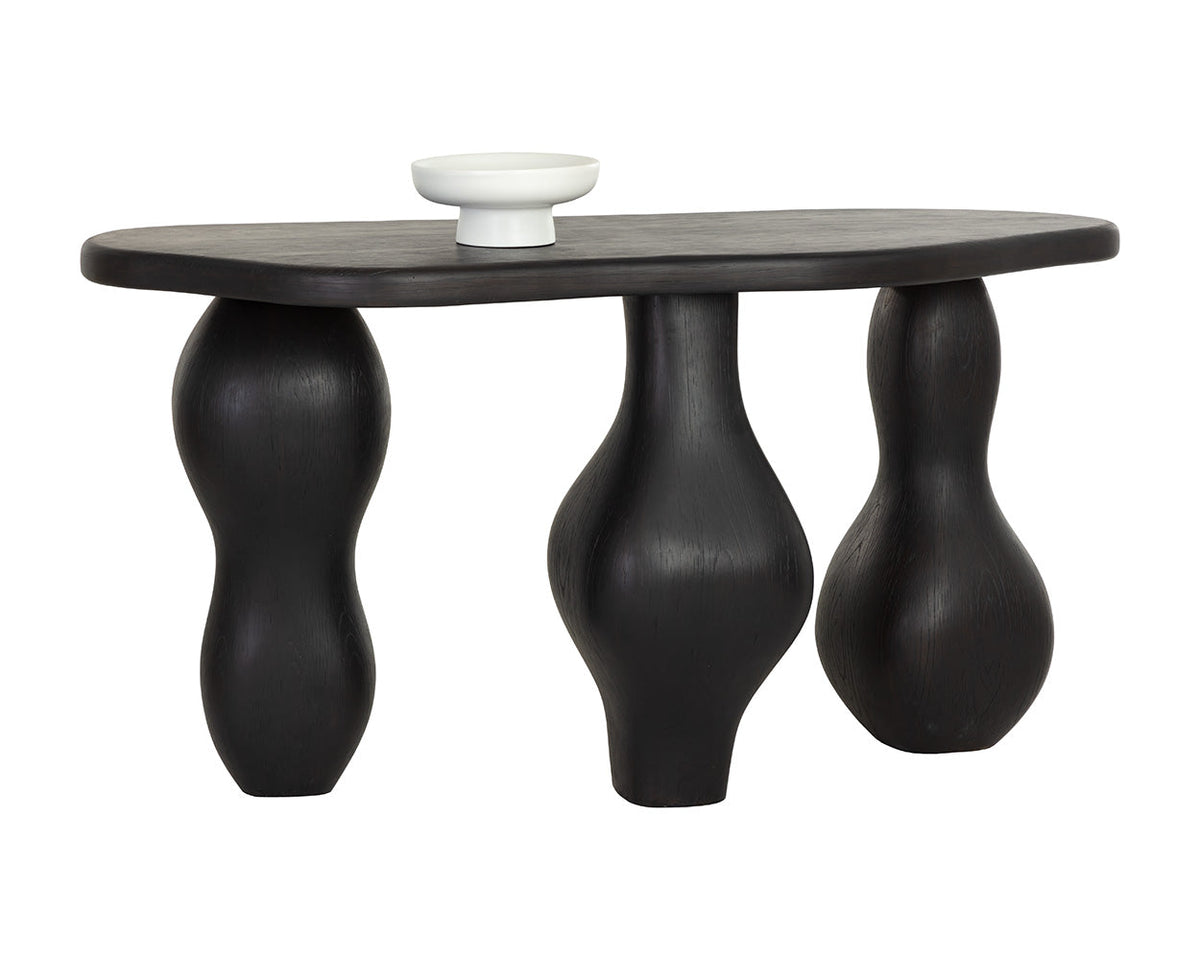 Ines Console Table-Black