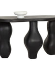 Ines Console Table-Black