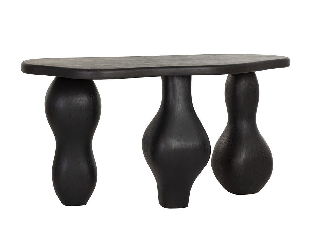 Ines Console Table-Black