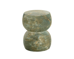 Gemina End Table-Jade Onyx