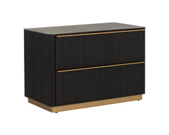 Kalla Nightstand - Large-Black