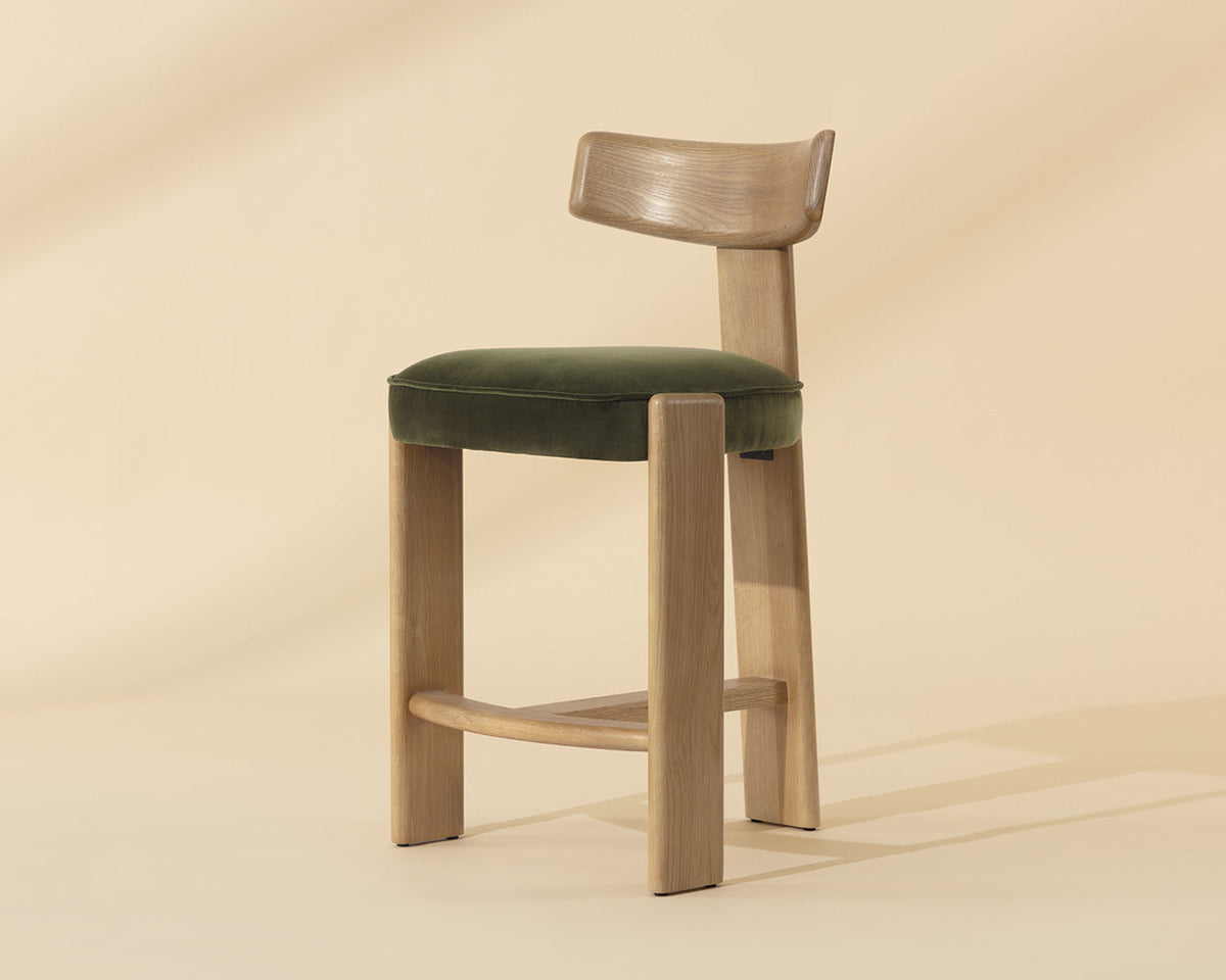 Horton Counter Stool - Rustic Oak