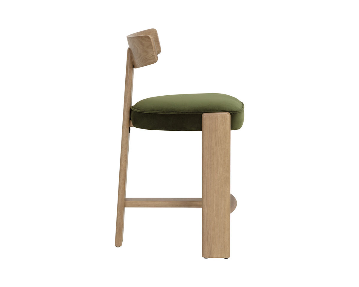 Horton Counter Stool - Rustic Oak