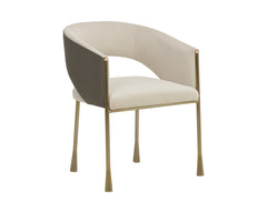 Jahara Dining Armchair-Meg Taupe / Porcini Taupe