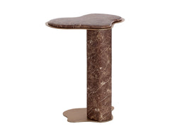 Isola End Table - Marble Look