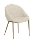 Caprielle Dining Armchair-Noah Ecru