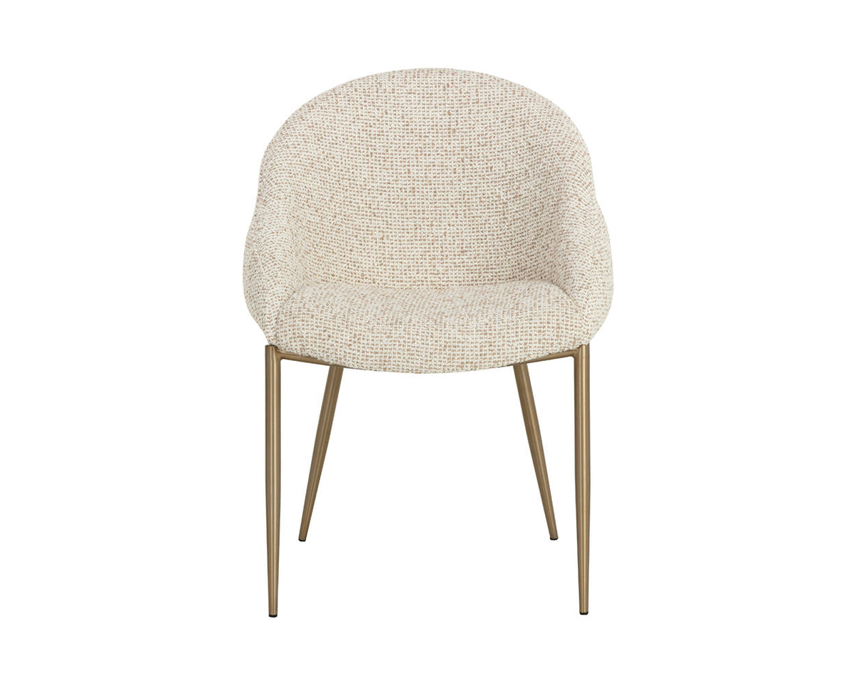 Caprielle Dining Armchair-Noah Ecru
