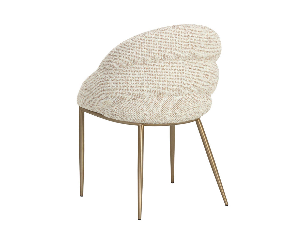Caprielle Dining Armchair-Noah Ecru