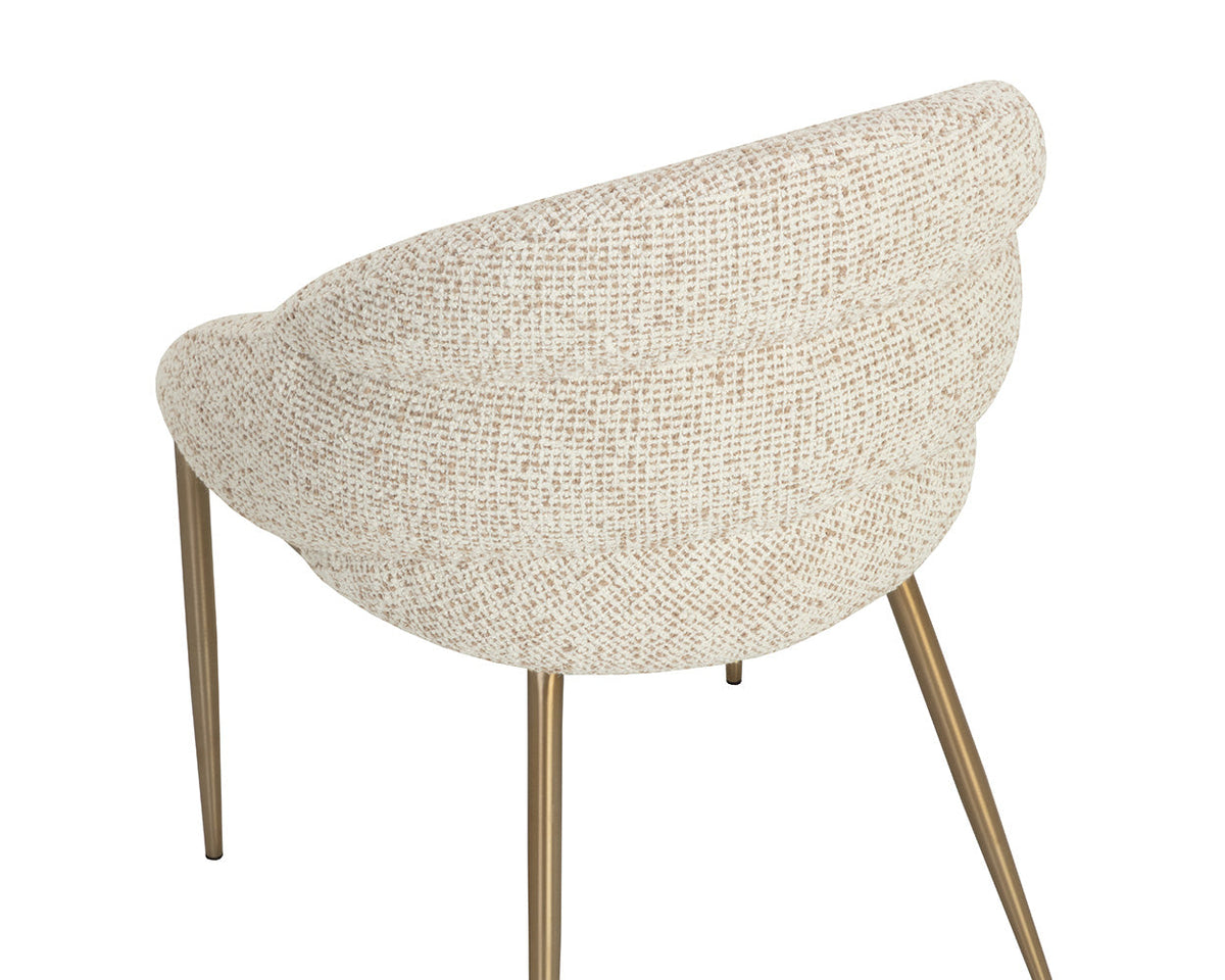 Caprielle Dining Armchair-Noah Ecru