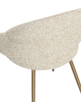 Caprielle Dining Armchair-Noah Ecru