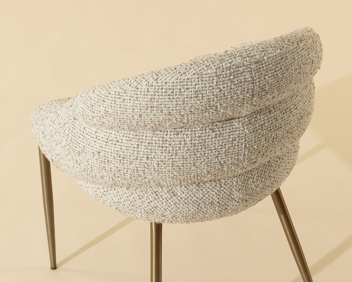Caprielle Dining Armchair-Noah Ecru