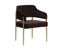 Tova Dining Armchair-Diamond Mink