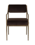 Leticia Dining Armchair-Diamond Mink