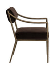 Leticia Dining Armchair-Diamond Mink