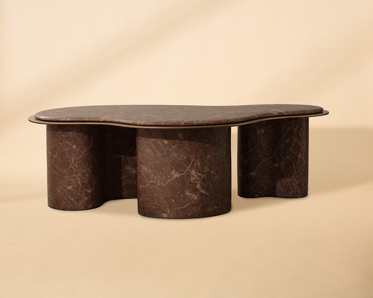 Isola Coffee Table - Marble Look