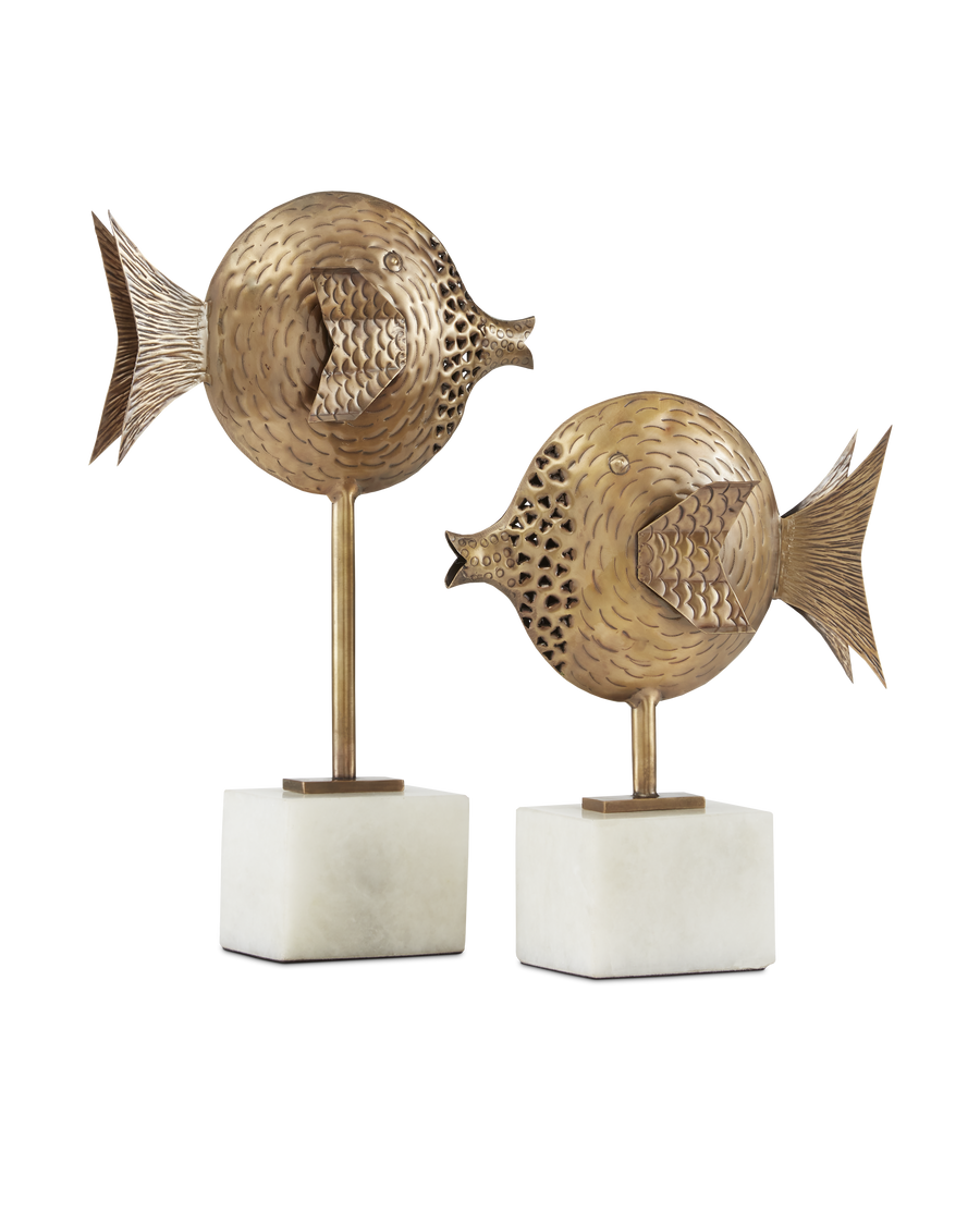 Cici Brass Fish Set of 2