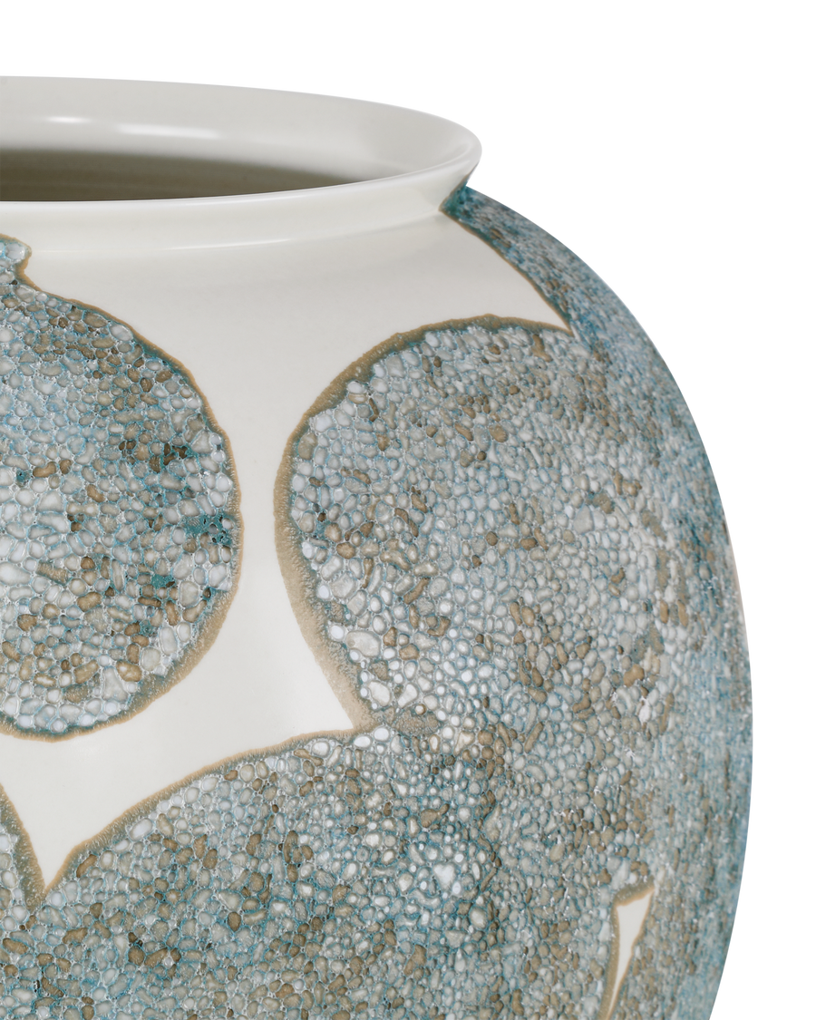Bloom Blue & Ivory Vase
