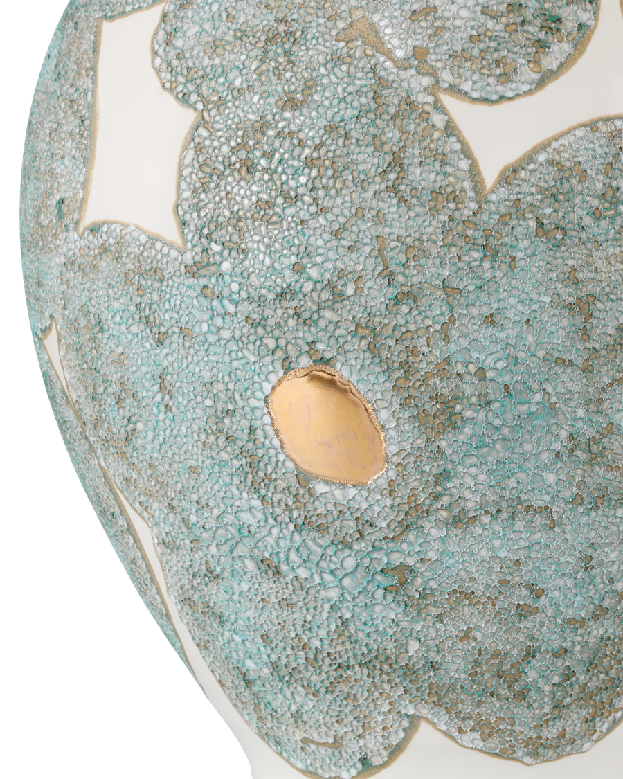 Bloom Blue & Ivory Vase