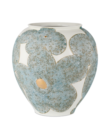 Bloom Blue & Ivory Vase